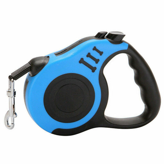 Automatic Retractable Dog Leash with Dual Size Options and Safety Brake & Lock System
