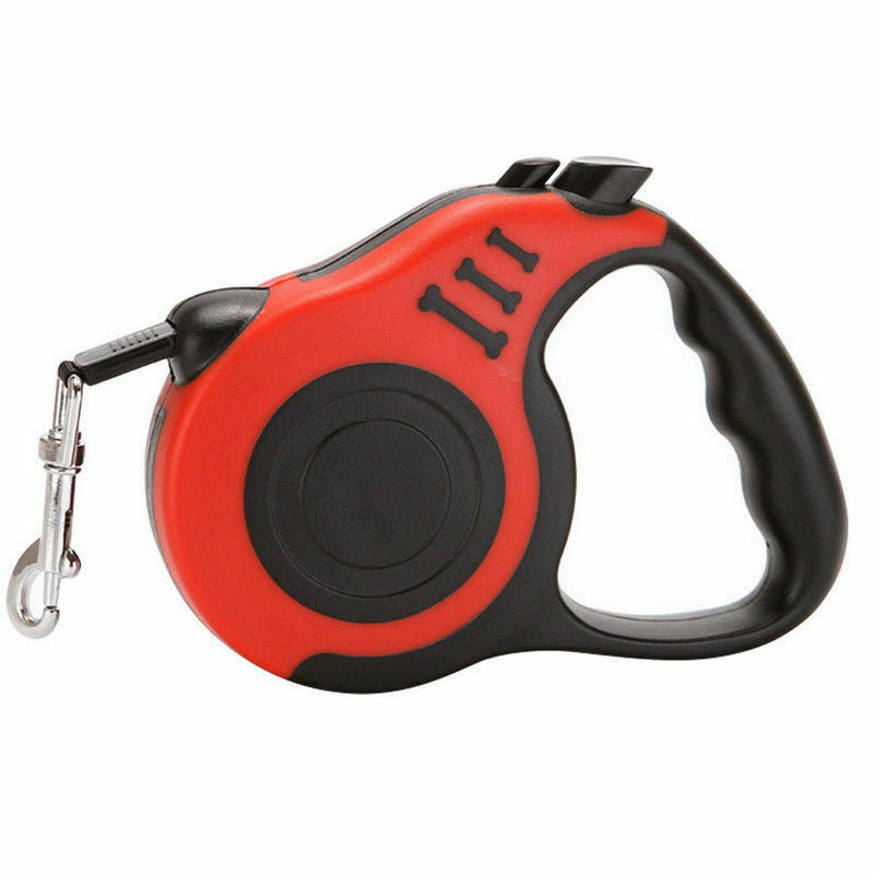 Automatic Retractable Dog Leash with Dual Size Options and Safety Brake & Lock System