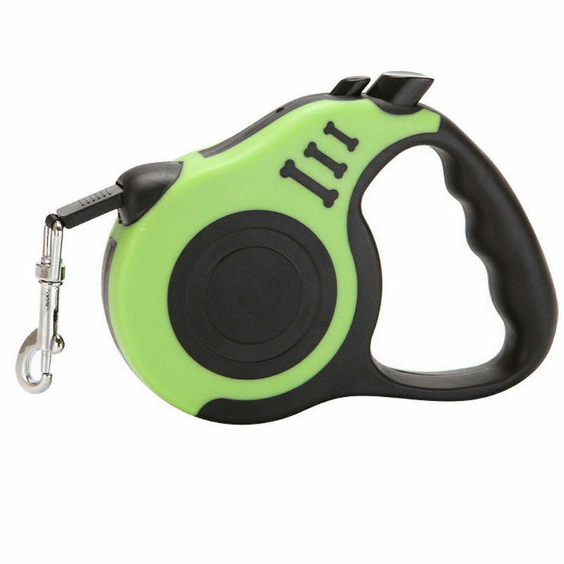 Automatic Retractable Dog Leash with Dual Size Options and Safety Brake & Lock System